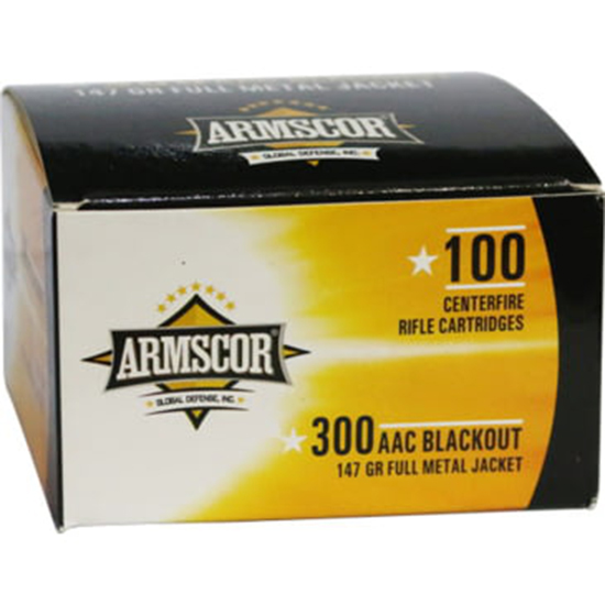 ARMSCOR AMMO 300AAC 147G FMJ 100/12 VALUE PACK - Sale